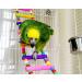 Buy SCSPECIAL VOGELADER: Colorful Flexible Wooden Parrot Swing Bridge for Nymphensittiche - 99 cm 16 Levels Perfect for Climbing & Hanging - International Shipping Available - Buy Online on GoSupps.com