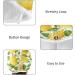 Watercolor Lemons Dry Hair Cap & Quick Drying Towel Set - Super Absorbent Soft Comfortable | 2 Piece Button Headband - Buy Online on GoSupps.com