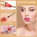 Retractable Dual End Lip Makeup Brush | Portable Lipstick & Concealer Brushes - Gold - Buy Online on GoSupps.com