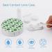 Weed Leaf Pattern Contact Lens Case - Portable Travel Contact Lens Box with Mirror for International Shipping - Buy Online on GoSupps.com