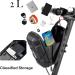 STAST Scooter Back Leasing for Roller Braid Pack - E-Bike Accessories for Xiaomi Mijia M365 & Segway ES - Black 2L - Buy Online on GoSupps.com