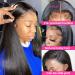 28 Inch Straight Lace Front Wig 180% Density HD Glueless Human Hair Wig for Black Women - Buy Online on GoSupps.com
