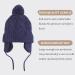Pesaat Knitted Baby Winter Beanie with Earflaps and Pompom | Fleece Lined for Infant Toddler Boys Girls | 6-12 Months Navy - Buy Online on GoSupps.com