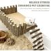 Topiky Hamster & Guinea Pig Toy - Nitangel Wooden House & Climbing Bridge Ideal Cage Accessories for Small Pets - Buy Online on GoSupps.com