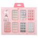 Expressions Girls 7-Day Press On Nails Set | PARIS JE T'AIME Collection | 84PC Assorted Colors Nail Accessories for Kids | Day-Of-The-Week Adhesive False Nails for Girls - Buy Online on GoSupps.com