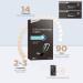 28 Sensitivity-Free Teeth Whitening Strips | Peroxide-Free | 14 Treatments for Professional Results | Removes Coffee & Tea Stains - Buy Online on GoSupps.com