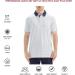 Men's Dry Fit Short Sleeve Golf Shirt, Moisture Wicking Polo - White, Large - Buy Online on GoSupps.com