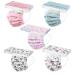 50PCS Kids Disposable Childrens Cartoon Colors Printing 3Ply Protective Breathable Comfortable Anti Dust Face Bandanas(B-008
