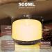 Acwoo 500ml Aroma Diffuser with 6 Fragrance Oils - LED Color Changing Auto-Off Humidifier for Home Yoga Office & Spa - Buy Online on GoSupps.com
