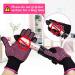 Sopito Heat Resistant Gloves 2pcs - Professional Heatproof Mitts with Silicone Nodules for Hair Styling Tools - Curling Iron, Wand, Flat Iron, Hot-Air Brushes - Red - Buy Online on GoSupps.com