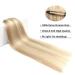 Doores Real Hair Clip-In Extensions 45cm 18 inch - 120g Dirty Blonde Highlights | Remy Human Hair 7 Pieces for a Full Head - Buy Online on GoSupps.com