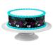 Cake ribbon Gaming Neon edible - 4 pieces 24cm x 5cm suitable for cakes up to 30 cm to eat - creative decoration for cakes