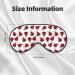 Adjustable Ladybird Sleep Mask - Double-Sided Soft Eye Covers for Perfect Shading & Reduced Eye Edema | International Shipping Available - Buy Online on GoSupps.com