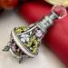 JFYSJ Fancy Classic Pattern Empty Refillable Glass Perfume Bottle Retro Frosted Flower Lid Perfume Bottle - Buy Online on GoSupps.com