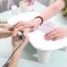 ANGNYA Arm Rest for Nails Tech U-shaped Nail Arm Rest with Detachable Brackets Big Manicure Hand Rest Pillow for Nail Tech Must Haves Manicure Tools (White) - Buy Online on GoSupps.com