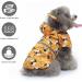 Adjustable Dog Raincoat - Waterproof Lightweight Jacket for Medium Bee Breed with Reflective Strip - Buy Online on GoSupps.com