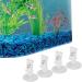 4 Pack Aquarium Suction Cup Clips for Algae & Fish Food - Mini Size | Perfect for Plants & Pumps - Buy Online on GoSupps.com