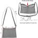 Mastectomy Drain Holder Pouch - Adjustable & Reusable Surgery Drainage Pouch with Shower Bag (Gray) - Buy Online on GoSupps.com