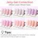 AIMEILI 5 in 1 Rubber Base Gel Set - Sheer Nude Pink Color Gel Nail Polish - Long Lasting Elastic Nail Strengthener - 6pcs X 10ml Gift Kit - Buy Online on GoSupps.com