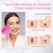 Cleansing Brush Silicon Exfoliating Pad-Silicone Face Scrubber Exfoliator Brush-Blackhead Scrubbers Exfoliating Brush- Cleansing Pads Precision Pore Cleansing Pad Acne Removing Face Brush/96 Blue - Buy Online on GoSupps.com
