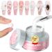 Morovan Solid Builder Nail Gel - 1OZ Solid Nail Gel Non-Sticky Nail Extension Gel White Nail Sculpture Gel Nail Strengthen UV Gel for 3D Nail Carving DIY Hard Gel Builder for Nail