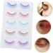 WOFASHPURET 5 Pairs Colored False Eyelashes Makeup Caboodle Colorful Lashes Luxury Makeup Fake Eyelashes Full Strips Eyelash Cross Eyelashes Toiletries Miss Fiber Makeup Tools - Buy Online on GoSupps.com