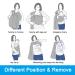 Vlokup Baby Water Ring Sling Carrier | Lightweight Breathable Mesh Wrap | Summer Pool Beach Essential | Grey - Buy Online on GoSupps.com