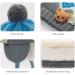 DORRISO Cute Kids Caps Scarf Set - Knitted Warm Beanies Hat for Newborn Girls Boys - Buy Online on GoSupps.com