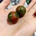 3 Natural Green red one Eye Spheres Stone JZIGTDEM - Buy Online on GoSupps.com