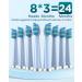 Sonic Electric Toothbrush for Adults and Kids - 5 Brushing Modes, 8 Replacement Heads, Smart Timer - Light Blue (1 count) - Buy Online on GoSupps.com