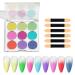 Nail Powder Set Create Colorful Fading Effects With Solid Nail Powder DIY Nails Designs DIY Nail Design CF02