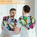 Retro Butterflies Beard Bib Apron for Men | Non-Stick Waterproof Grooming Cape with Suction Cups | Ideal Hair Catcher & Shaving Gift - Buy Online on GoSupps.com