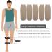 5pcs Soft Breathable Amputee Stump Socks Set - Elastic Cotton Limb Compression Care for BK Stump Shrinker - Ideal for Daily Life and Rehabilitation Center - Size Small - Buy Online on GoSupps.com