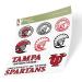 University of Tampa UT Spartans Vinyl Sticker - Laptop Water Bottle Car Decal - Buy Online on GoSupps.com