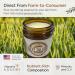Grass Fed Beef Tallow Balm - 8 oz - Made in USA - Organic Grass Fed and Finished - Moisturizing Skin Care Peppermint - Buy Online on GoSupps.com