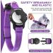 Premium Purple Airtag Cat Collar with Safety Lock & Elastic Band for Kittens and Puppies (23-33cm) - Bright Apple Air Tag Holder | International Shipping Available - Buy Online on GoSupps.com