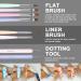 AIMEILI Nail Art Brushes Set for Gel Polish Painting and DIY Manicure - Buy Online on GoSupps.com