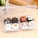 Owlkay Lentil & Contact Lens Storage Container Set - Mini Flower Box for Travel & Glasses Accessories - Buy Online on GoSupps.com