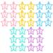 30 pieces of hair clips small star hair clip hair jewelry stars hair clip girl glitter hair clip sweets color metal hair clip children cute hair clip for girls (style 3) glitter powder