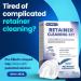 Retainer Cleaning Kit - Quick 90-Second Aligner Cleaner | Mint Flavor Travel Size 10 Pack - Perfect for School & Office - Buy Online on GoSupps.com