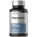 Magnesium 250mg | 200 Coated Caplets | As Magnesium Oxide | Vegetarian Non-GMO and Gluten Free Supplement | by Horbaach