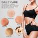 African Exfoliating Net Sponge Set - 3 Piece Bath and Shower Scrubber Bundle in Blue, Brown, and Black - Buy Online on GoSupps.com