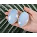 MAIBAOTA 2.4" Opal Healing Crystal Gemstones Pocket Polished Gifts Oval Shape Reiki Spiritual Energy Nature Crystals for Women Men Relief Balancing Stress Divination Meditation - Buy Online on GoSupps.com