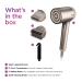 Shark HD112BRN HyperAIR Hair Blow Dryer with IQ 2-in-1 Concentrator - Fast-Drying, Rotatable Hot Air Brush, Ionic Technology - No Heat Damage - Auto Presets and Styling Attachments - Stone Concentrator & Brush - Buy Online on GoSupps.com