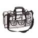 Kemier Clear Travel Makeup Bag with 6 External Pockets,Cosmetic Organizer Case with Shoulder Strap,Large