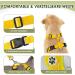 Buy Slowton Dog Harness with Safety Belt for Car - Breathable Latex Puppy Harness for All Sports (Yellow S) | Shop Now - Buy Online on GoSupps.com