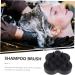 Gleavi Shampoo Massage Brush - Scalp Head Massage for Hair Growth & Peeling | Black 7x6.5x3cm - Buy Online on GoSupps.com