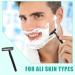 50 Pack Twin Blade Disposable Razors for Men & Women - Stainless Steel Travel Shaving Razors with Safety Cap for Sensitive Skin - Buy Online on GoSupps.com