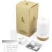 Earnest Living White Ceramic Essential Oil Diffuser - 100ml, Timers, Night Lights, Auto Off Function - Home & Office Aromatherapy Humidifier - Buy Online on GoSupps.com
