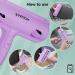 Ace2ace Animal Hair Remover | Reusable Lint Roller for Dog & Cat Hair | Perfect for Sofas Carpets & Pet Beds - Purple - Buy Online on GoSupps.com